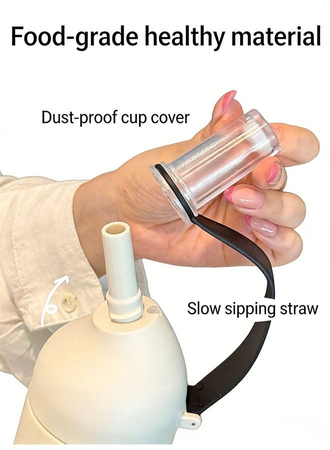 Lasola Water Bottle,Vacuum Insulated Water Bottle,Stainless Steel Vacuum Insulated Tumbler with Lid,Straw and handle for Water, Iced Tea or Coffee, Smoothie and More, Hot Cold Liquids Sports Bottle,800ml,Leak Proof, Pink - Image 5